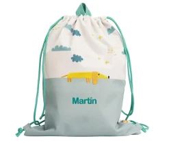 Mochilas Saco Infantiles^The Cotton Cloud Mochila Saco Perro Volador Personalizable