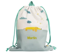 Mochilas Saco Infantiles^The Cotton Cloud Mochila Saco Perro Volador Personalizable