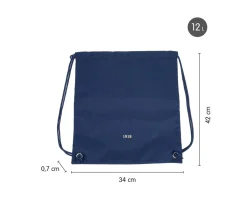 Mochilas Saco Infantiles^Milan Mochila Saco Personalizable Colección 430 Since 1918 Azul Marino