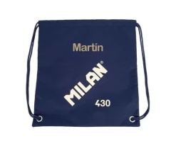 Mochilas Saco Infantiles^Milan Mochila Saco Personalizable Colección 430 Since 1918 Azul Marino
