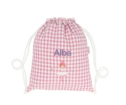 Outlet Mochila Saco Vichy Ballet Personalizable Colecciones Vuelta Al Cole|Mochilas Saco Infantiles