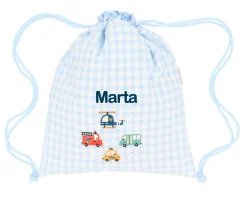 Discount Mochila Saco Vichy City Cars Personalizable Colecciones Vuelta Al Cole|Mochilas Saco Infantiles