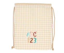 Online Mochila Saco Vichy Funny Letters Personalizable Mochilas Saco Infantiles|Colecciones Vuelta Al Cole