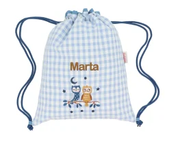 Colecciones Vuelta Al Cole^Tutete Textil Mochila Saco Vichy Magical Forest Personalizable