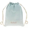 Mochilas Saco Infantiles^Cristina de Jos'h Mochila Saco Vichy Verde Personalizable