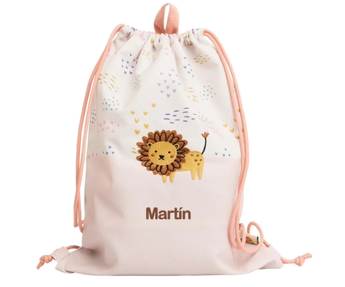 Mochilas Saco Infantiles^The Cotton Cloud Mochila Saco Wild Child Personalizable