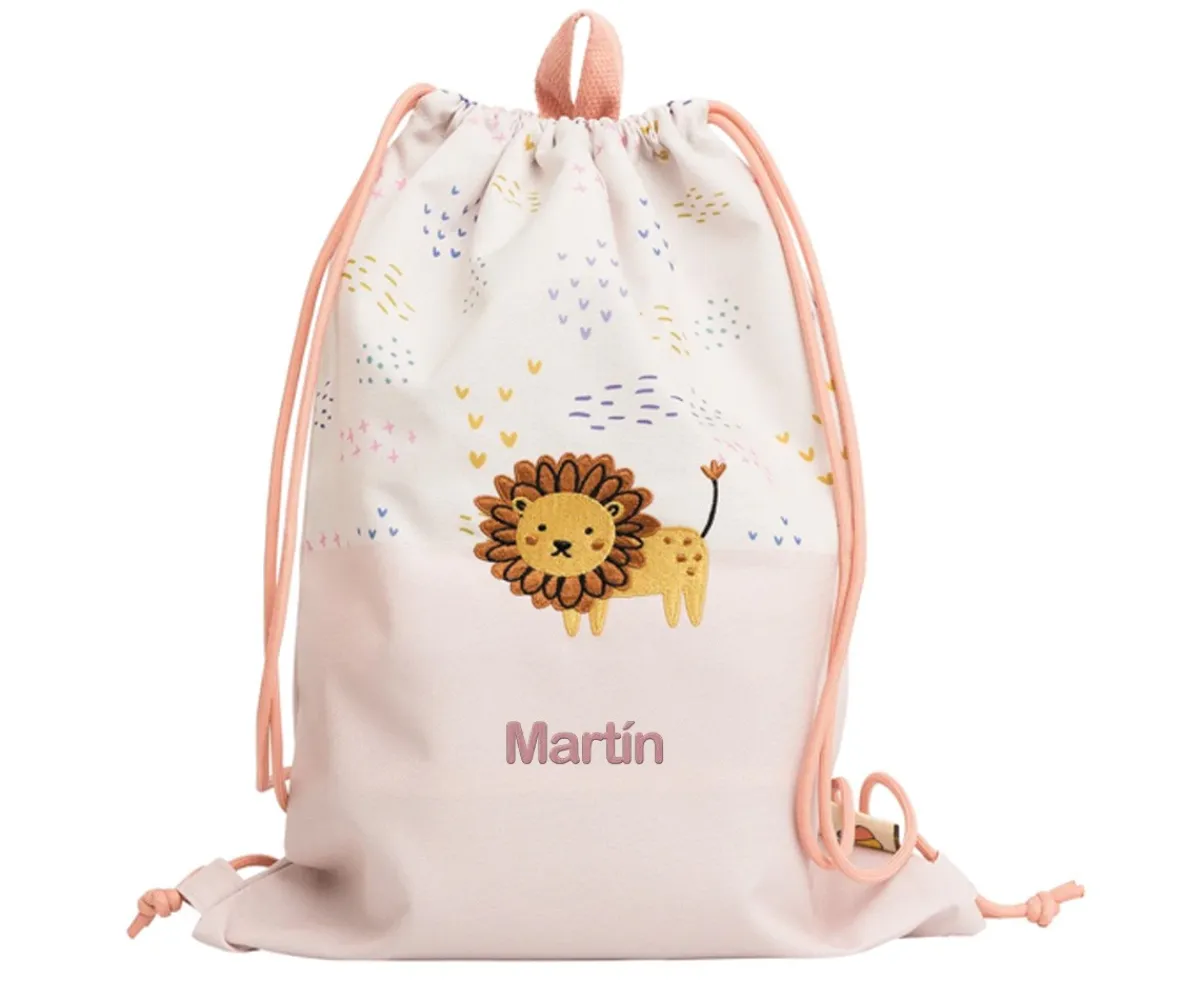 Mochilas Saco Infantiles^The Cotton Cloud Mochila Saco Wild Child Personalizable