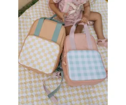 Mochilas Escolares^Monnëka Mochila Scout Stripes Apricot Personalizable