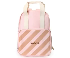 Mochilas Escolares^Monnëka Mochila Scout Stripes Pink Personalizable