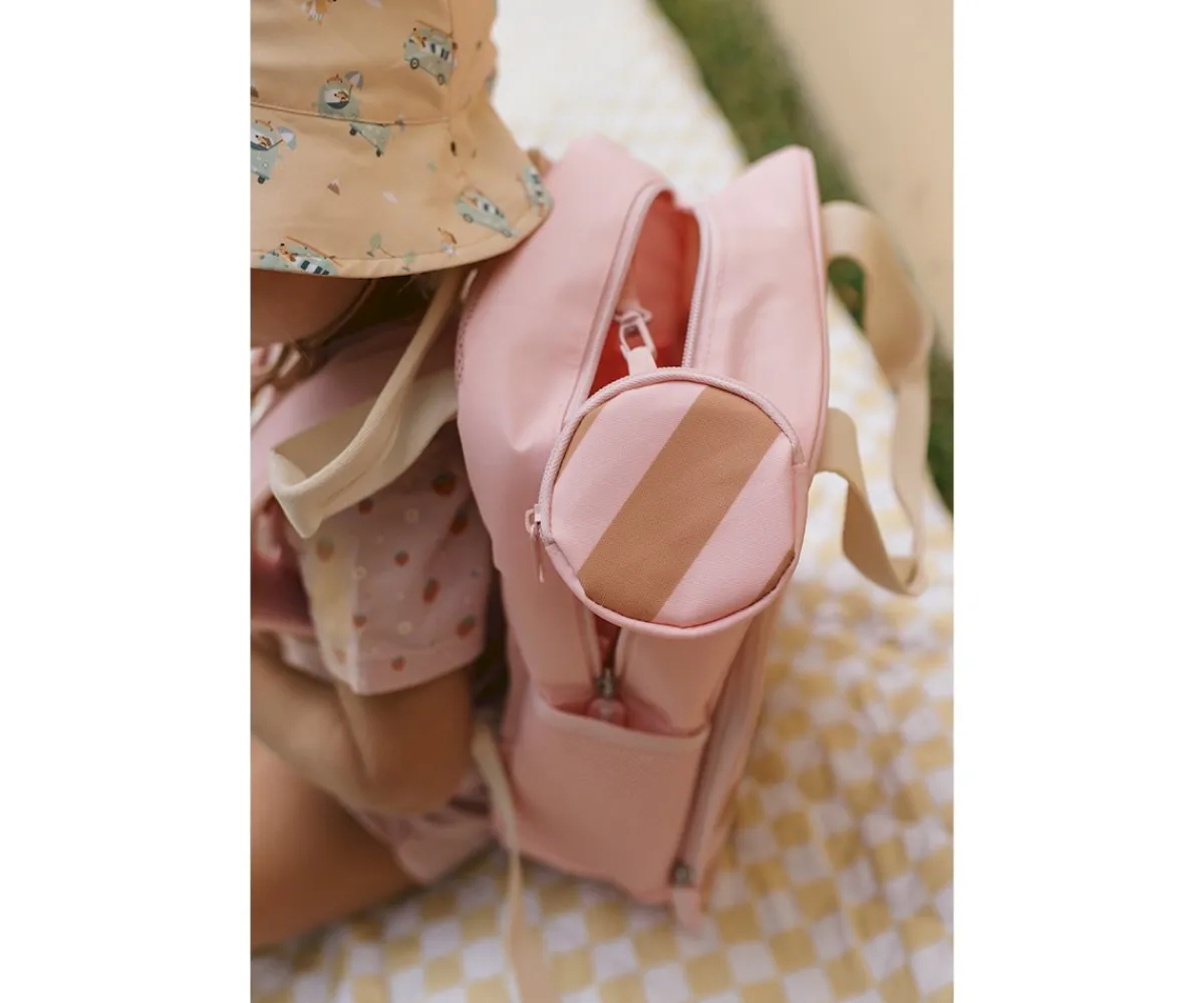 Mochilas Escolares^Monnëka Mochila Scout Stripes Pink Personalizable