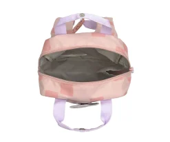 Mochilas Preescolar^Lassig Mochila Square Pattern Party Rose / Lilac Personalizable