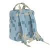 Mochilas Preescolar^Lassig Mochila Square Pattern Party Blue / Green Personalizable