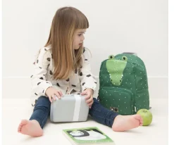 Mochilas Preescolar^Trixie Mochila GRANDE Crocodile con Llavero Personalizado