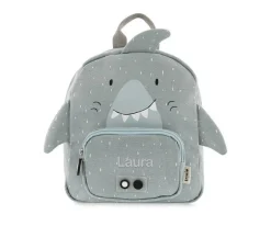 Mochilas Preescolar^Trixie Mochila GRANDE Mr. Shark con Llavero Personalizado