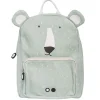 Mochilas Preescolar^Trixie Mochila GRANDE Mr. Polar Bear con Llavero Personalizado