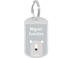 Mochilas Preescolar^Trixie Mochila GRANDE Mr. Polar Bear con Llavero Personalizado