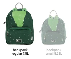 Mochilas Preescolar^Trixie Mochila GRANDE Mr. Crocodrile Personalizable