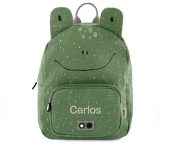 Mochilas Preescolar^Trixie Mochila GRANDE Mr.Frog Personalizable
