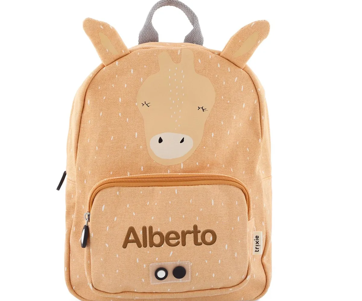 Mochilas Preescolar^Trixie Mochila GRANDE Mrs. Giraffe con Llavero Personalizado