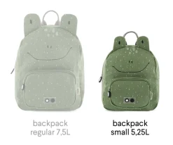 Mochilas Guardería^Trixie Mochila PEQUEÑA Mr. Frog con Llavero Personalizado