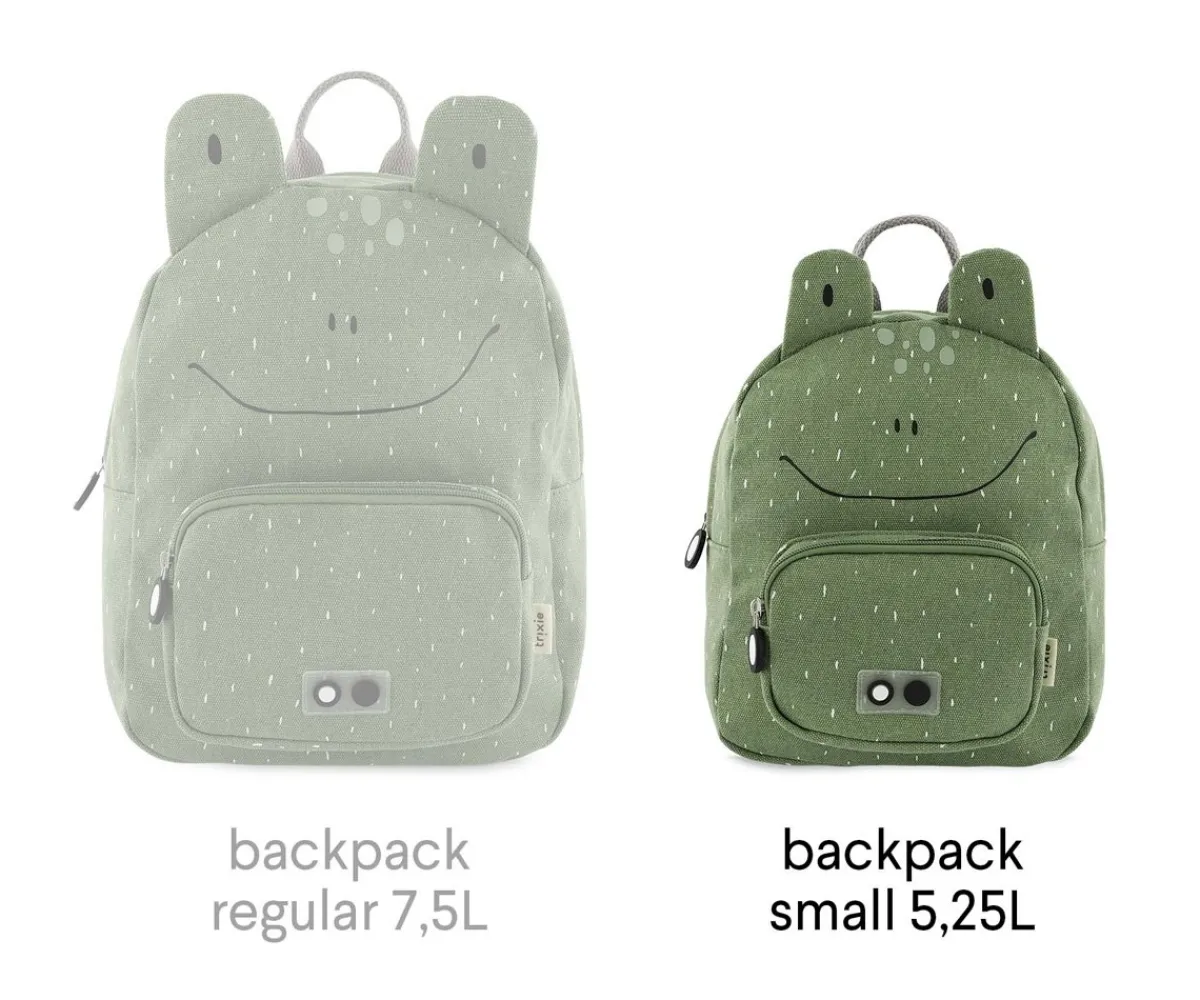 Mochilas Guardería^Trixie Mochila PEQUEÑA Mr. Frog con Llavero Personalizado