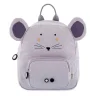 Mochilas Guardería^Trixie Mochila PEQUEÑA Mrs.Mouse con Llavero Personalizado