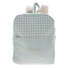 Mochilas Guardería^Cristina de Jos'h Mochila Vichy Verde Personalizable