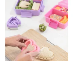 Utensilios De Cocina Para Niños^Lunch Punch Moldeador y Cierre de Sándwich Corazón