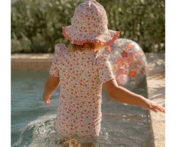 Bañadores Niños^Little Dutch Mono de Baño Sunny Flowers Multicolor