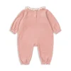 Ropa Infantil^Konges Slojd Mono Miffa con Volantes Mellow Rose GOTS