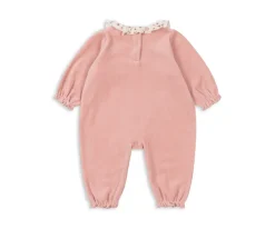 Ropa Infantil^Konges Slojd Mono Miffa con Volantes Mellow Rose GOTS