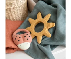 Juguetes Para Recién Nacidos^Sebra Mordedor de Caucho Luca Ladybird
