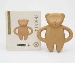Mordedores^Moonie Mordedor de Caucho Natural Oso Capuccino