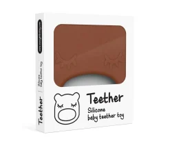 Mordedores^We Might Be Tiny Mordedor Silicona Oso Chocolate Brown