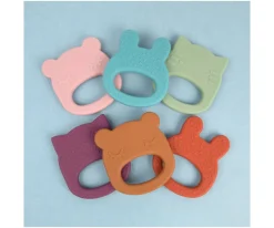 Mordedores^We Might Be Tiny Mordedor Silicona Oso Dusty Rose