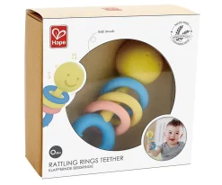 Clearance Mordedor Sonajero de Anillos Niños Juguetes Para Recién Nacidos|Juguetes Bebé 6 Meses