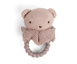 Outlet Mordedor y Sonajero Bear Soft Rose Niños Juguetes Para Recién Nacidos|Sonajeros Bebé