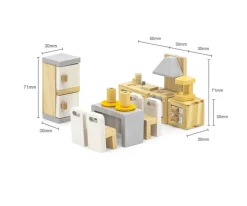 Sale Muebles Cocina Americana para Casa de Muñecas Niños Juguetes Niños 5 Años|Juguetes Niños 4 Años