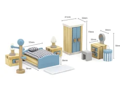 Discount Muebles Dormitorio Principal para Casa de Muñecas Niños Juguetes Niños 5 Años|Juguetes Niños 4 Años