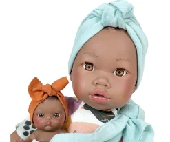 Muñecos^Nines d'Onil Muñeca Alika con Bebé Azul