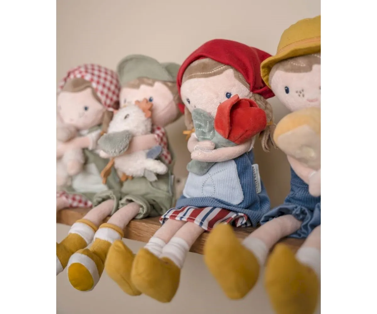 New Muñeca Blandita Rosa Granjera Niños Juguetes Más Recomendados|Juguetes Para Niños De 18 Meses