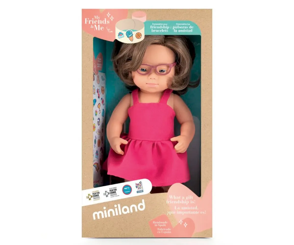 Sale Muñeca Caucásica Síndrome con Gafas 38 cm My Friends & Me Niños Juguetes Niños 4 Años|Juguetes Niños 5 Años