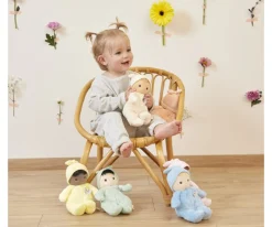 Muñeca de Tela Baby Jasmin Niños Juguetes Bebé 6 Meses|Juguetes Para Niños De Un Año