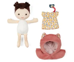 Muñecos^Lilliputiens Muñeca de Tela Jeanne y Portabebé