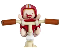 Muñecos^Lilliputiens Muñeca de Tela Lena y Asiento de Bicicleta