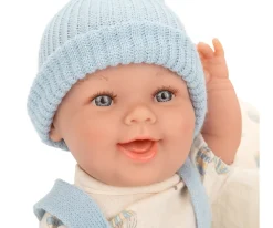 Muñecos^Arias Muñeca Elegance Gadi Azul con Capazo 33 cm