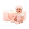 Muñecos^Arias Muñeca Elegance Gadi Rosa con Capazo 33 cm