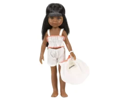 Muñecos^Minikane Muñeca Amiga Nora con Bañador Retro Blanco