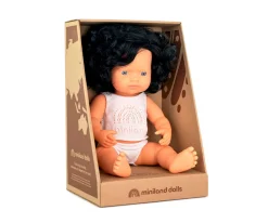 Best Muñeca Pelo Moreno Rizado 38 cm Niños Juguetes Niños 4 Años|Muñecos