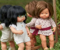 Muñecos^Miniland Muñeca Síndrome Down Caucásica 38cm